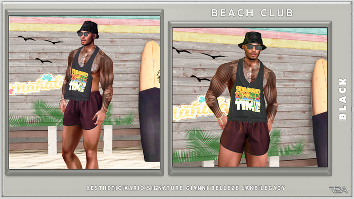 R2A-BEACH CLUB BLACK