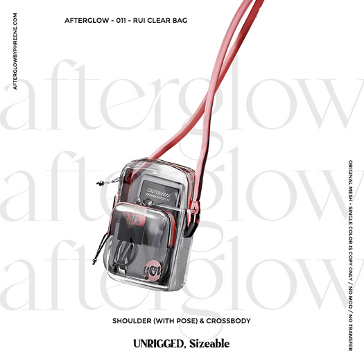Afterglow - 011 - Rui Clear Bag - Clear Pink (Box)
