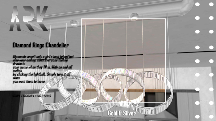 ARK - Diamond Rings Chandelier (ADD)