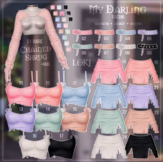 03.Loki - My Darling GACHA - Peach Heart Choker - Reborn