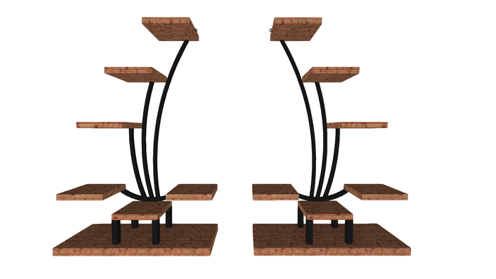 .::TSE::. Shelving Unit - Fan {MESH}