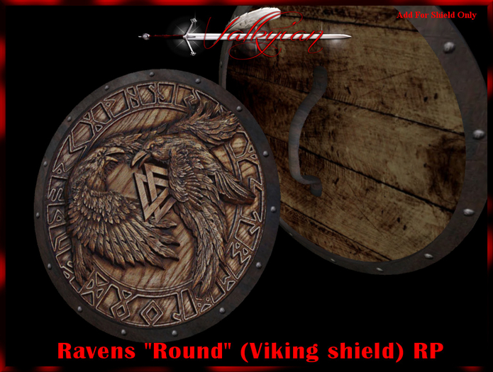 ~Valkyrian~ Ravens "Round" (Viking shield) RP (ADD)