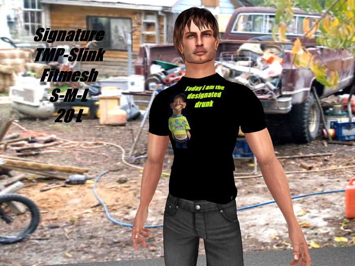 Redneck-Designated Drunk-Mens' mesh shirt