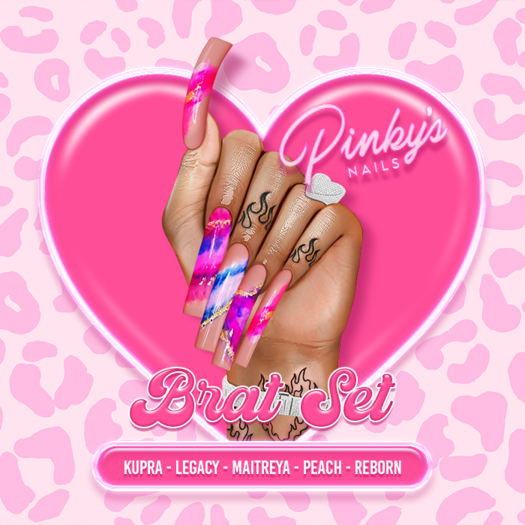 !! Pinky's Nails !! Brat Set