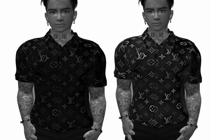 DEMO CHAOTIC ARMY Monogram Shirt Set Jake BOXED