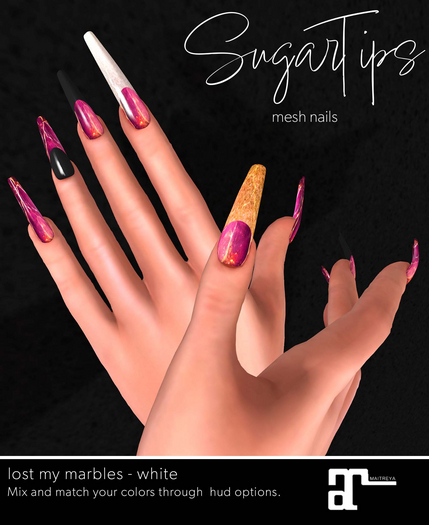 SugarTips Coffin: Lost My Marbles Magenta - MAITREYA