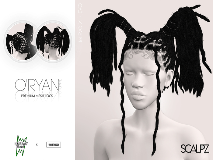 UNORTHODOX x GRAILKAVE ORYAN PIGTAILS FEMALE [ADD ME]