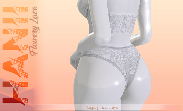 HANII - Flowery Lace WHITE