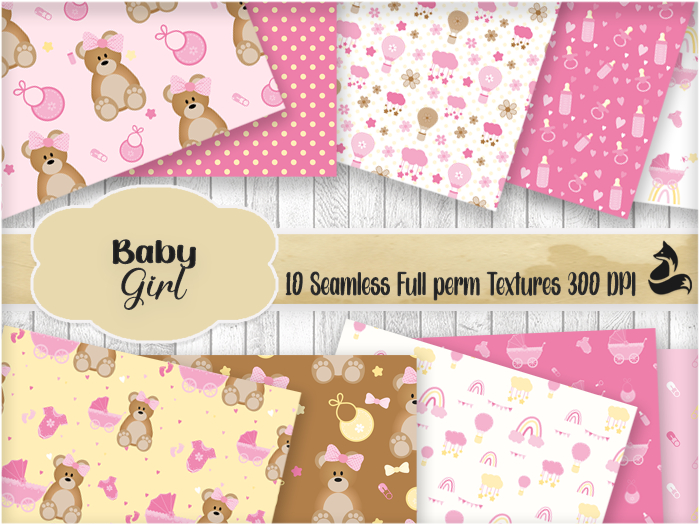 FF Baby Girl Seamless Textures