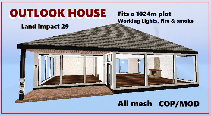 OUTLOOK HOUSE  29Li 19m X 27m