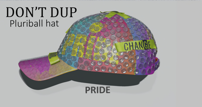 DON'T DUP Pluriball hat.PRIDE