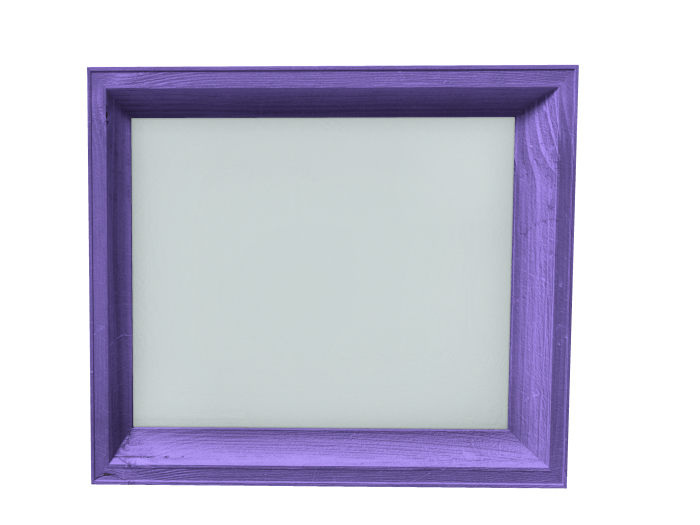 (L&K DECOR EMPORIUM) PICTURE FRAME-PAINTED-LAVENDER
