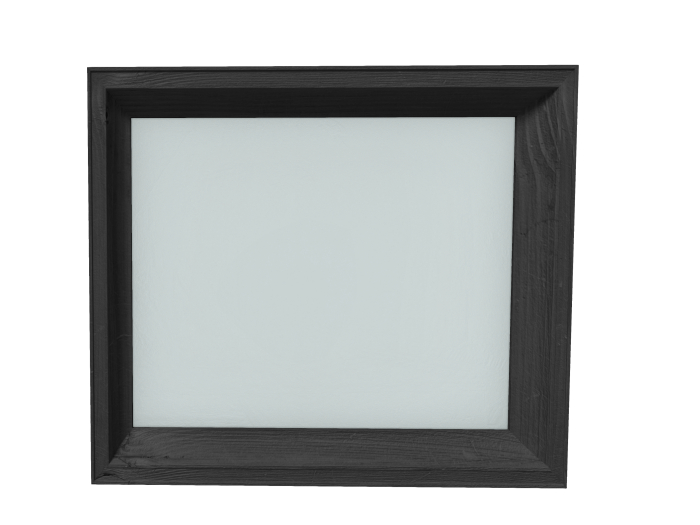 (L&K DECOR EMPORIUM) PICTURE FRAME-PAINTED-BLACK