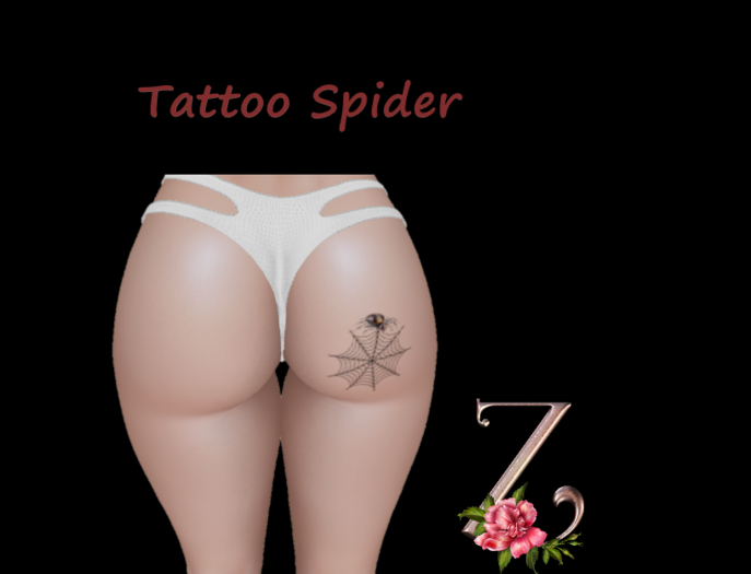 Tattoo Spider Bum