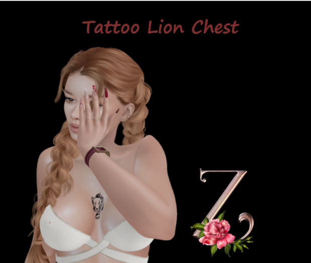 Tattoo Lion Chest