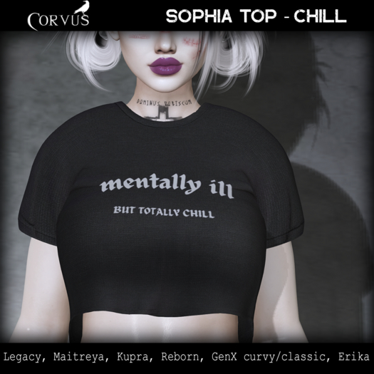 Corvus : Sophia Top Chill