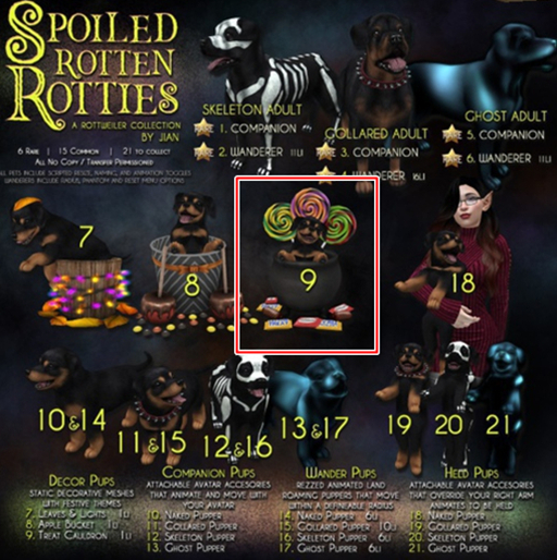JIAN Spoiled Rotties 9. Treat Cauldron BOX