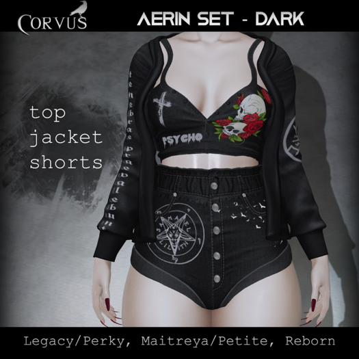 Corvus : Dark Aerin Set