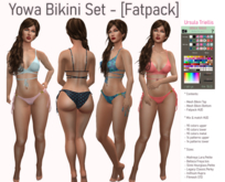 6795 Yowa Mesh Bikini Set1 - [Fatpack]
