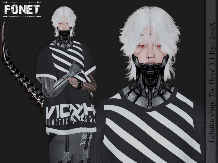 Lelutka shape Tae Head 3.1 Ryu EvoX