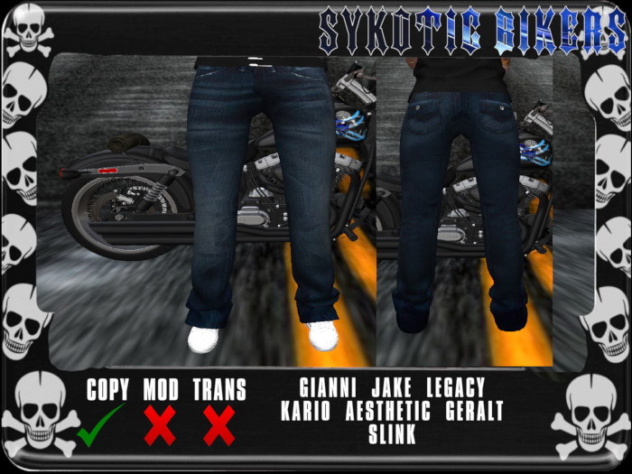 Dark Blue Rider Jeans