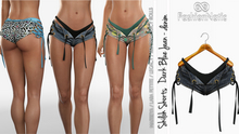 Shiloh Shorts Dark Blue Denim - Jeans - Maitreya, Petite, Legacy, Reborn, Rolls - FashionNatic