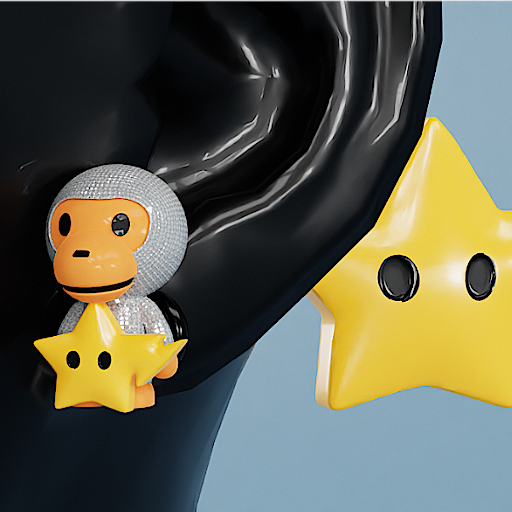 BWOKE "Ape" Earrings