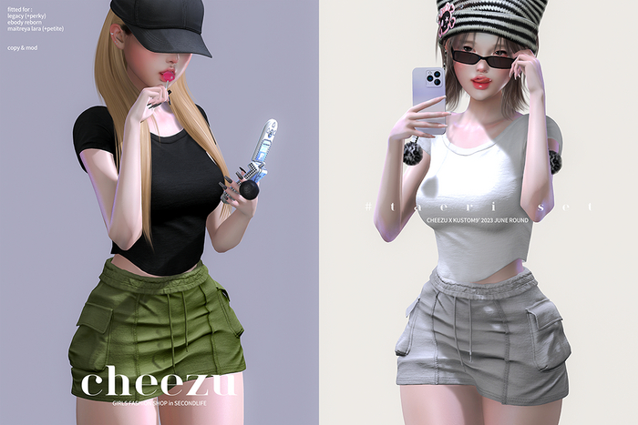 cheezu. taeri top : all sizes