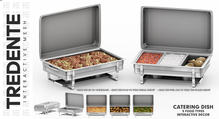 Tredente // Catering Dish [SPAGHETTI AND MB] (Packed)