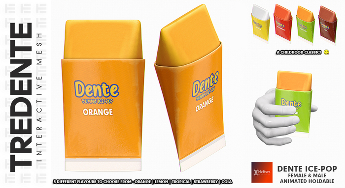 Tredente // Dente Ice-Pop [STRAWBERRY] (Packed)