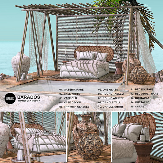 CONCEPT} *11. BARADOS. BED. PG. RARE
