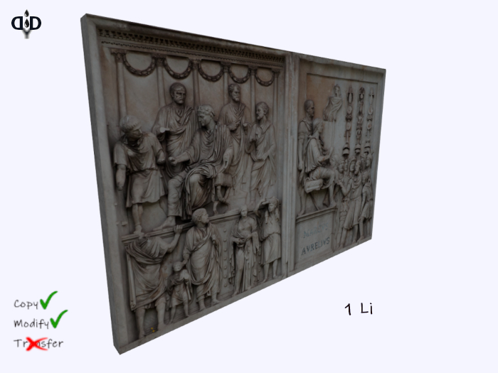 Domus:. Liberalitas - Clementia Relief (Texture)