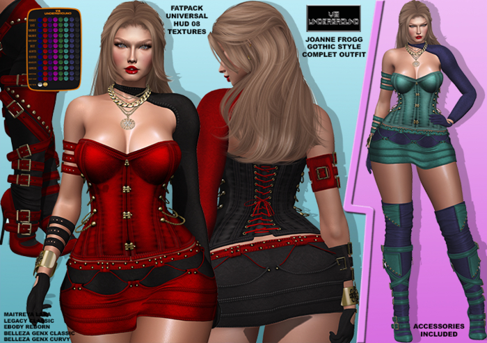 **JOANNE FROGG FATPACK GOTHIC STYLE COMPLET OUTFIT**