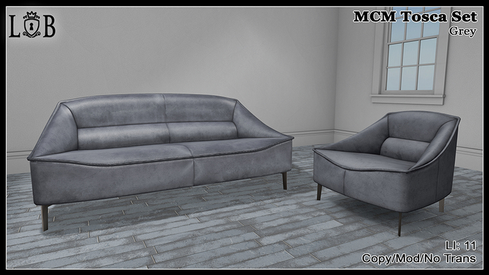 ~L:B~ MCM Tosca Set - Grey