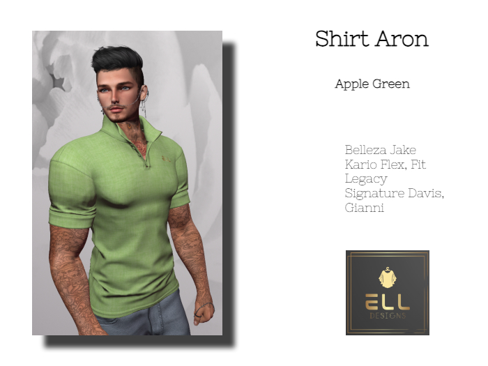 ELL - Aron Apple Green (Single Color) Shirt