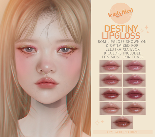 Ladybird. // Destiny Lipgloss