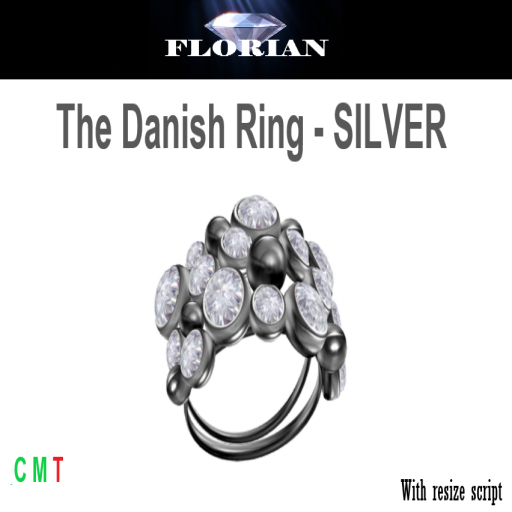 *FLORIAN* The Danish Ring - SILVER - bag
