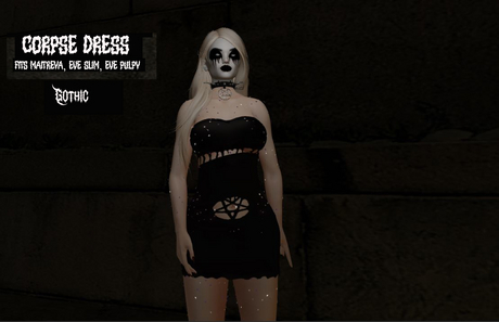 Second Life Marketplace - Gothic Corpse Mini Dress