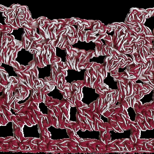 Candy Cane Loops and Chains Lace Texture