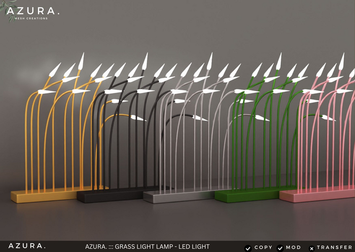 AZURA ::: GRASS LIGHT LAMP - LED LIGHT CHANGE TEXTURE