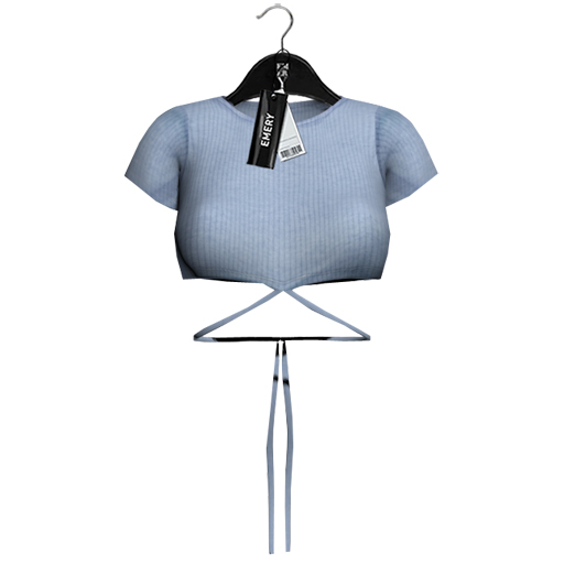 Emery Cleveland Cropped Top Sky