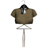 Emery Cleveland Cropped Top Olive