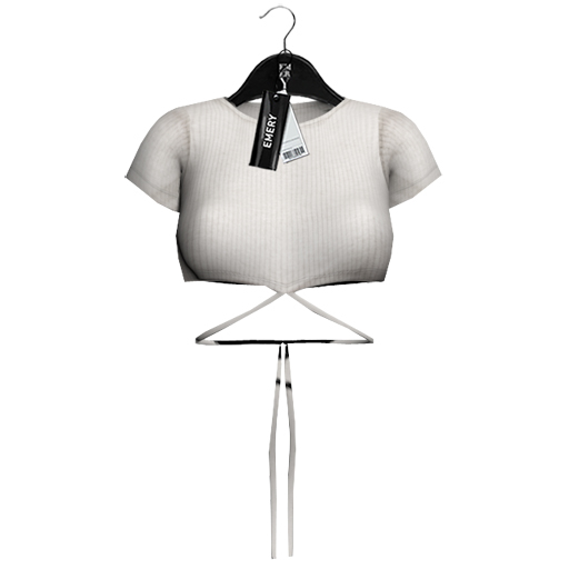Emery Cleveland Cropped Top Off-White