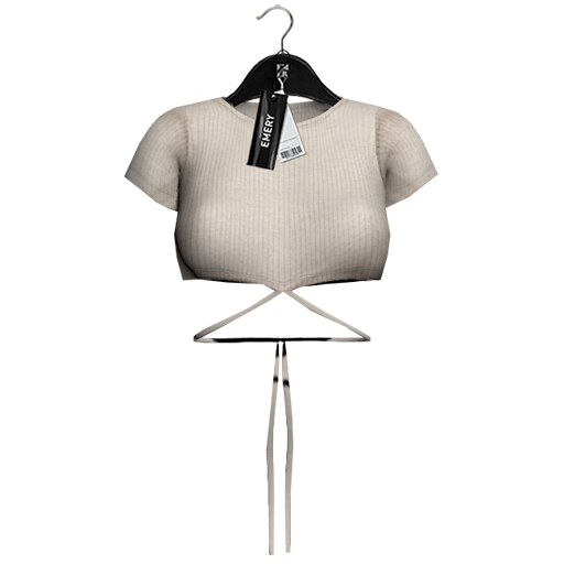 Emery Cleveland Cropped Top Natural