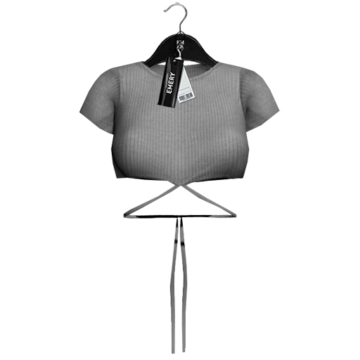 Emery Cleveland Cropped Top Grey