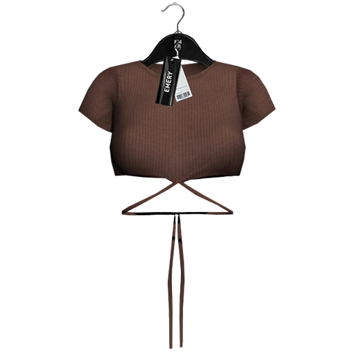 Emery Cleveland Cropped Top Choco