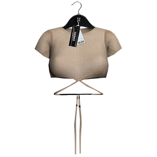 Emery Cleveland Cropped Top Sand