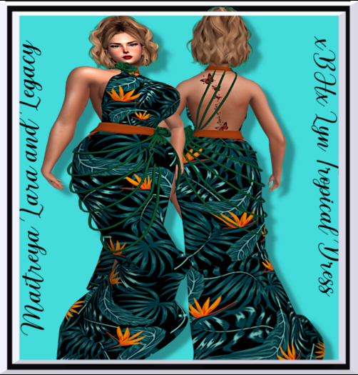 xBHx  LYN TROPICAL DRESS