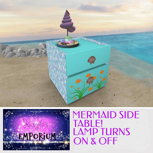 KEdayz-Mermaid side table