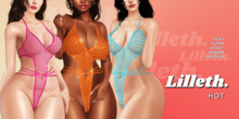 Lilleth Mills. HOT Swimsuit Collection for Reborn, Kupra, Legacy, Maitreya, GenX Classic & Curvy